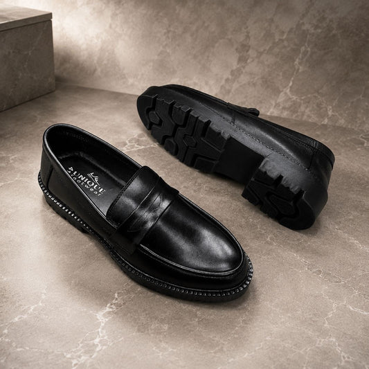 Seoul Pine Cow Leather Luxury Chunky Loafer (522)