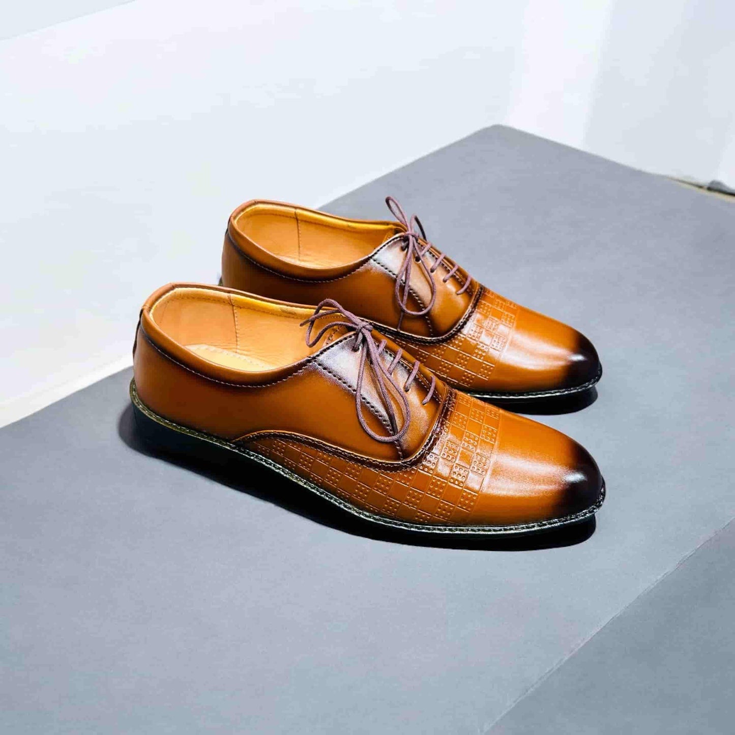 Premium Oxford Formal Shoes Brown Color (F-260)