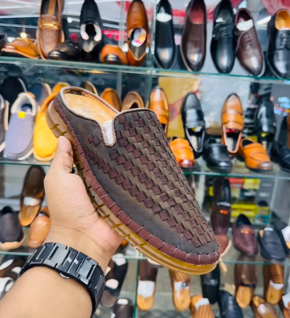 Genuine Cow Leather Premium Half Shoes (535)