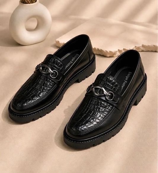 Seoul Pine Luxury Chunky Loafer Cow Leather (505)