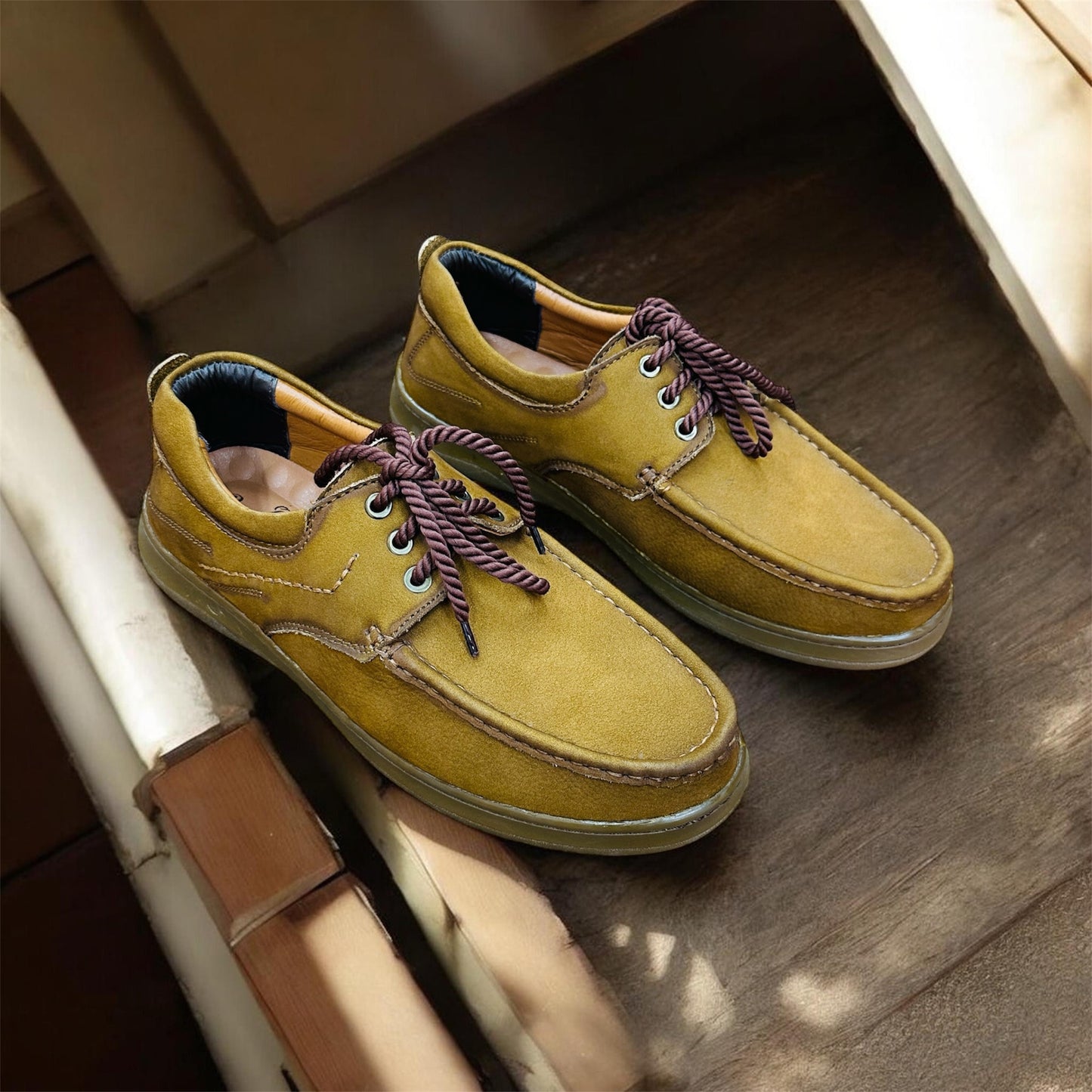 Genuine Cow Leather Comfortable Casual shoes (487)