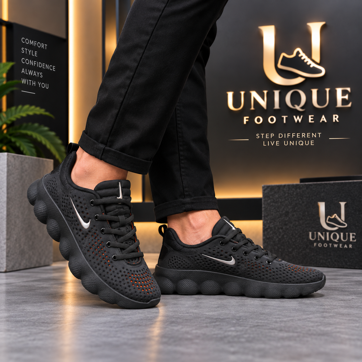 N I K-E M I N D 001 1.1 Premium Sneakers(597)