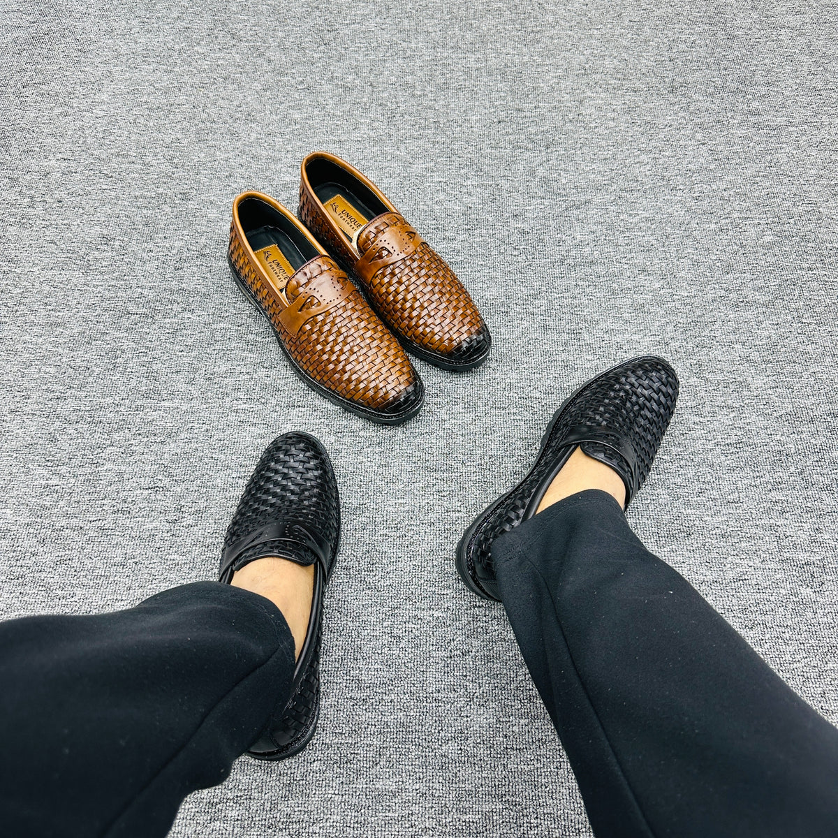 Handcrafted Cow Leather Luxury Penny Loafers (601)