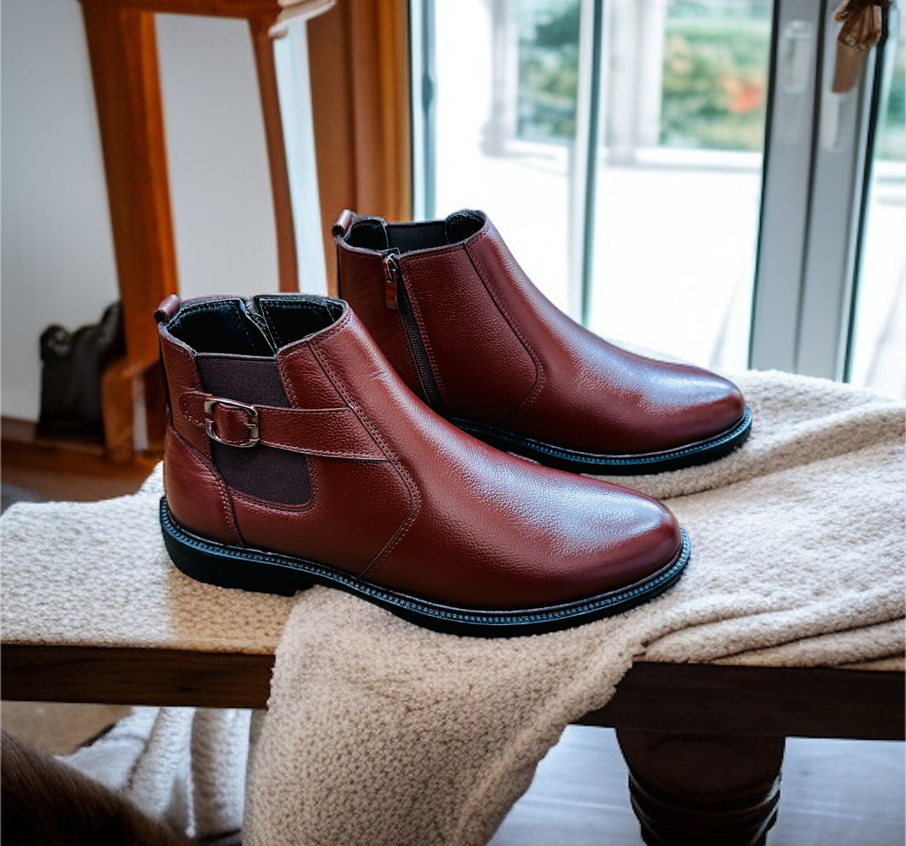 Original Cow Leather Chelsea Boot – Soft, Comfort, Gorgeous looks (L-338)