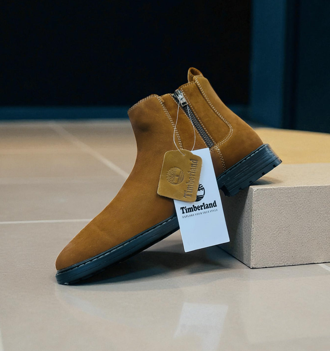 Original Cow Leather Royal Export Quality Timberland Chelsea Boots (C-351)