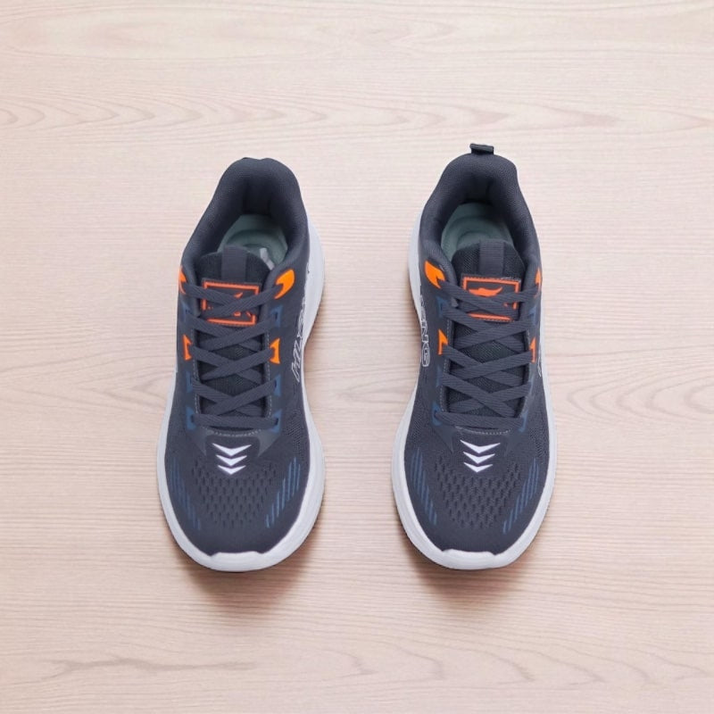 HLONG PowerStep Everyday Fashion Runner Sneaker Dark Ash Color (S-48)