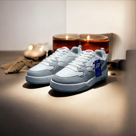 Bond Street Premium Sneaker White Gray (S-307)