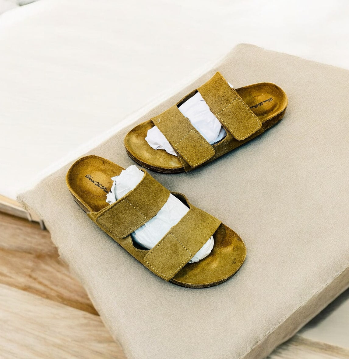 Old Money Aesthetic Design Double-Strap Sandals (S-05)