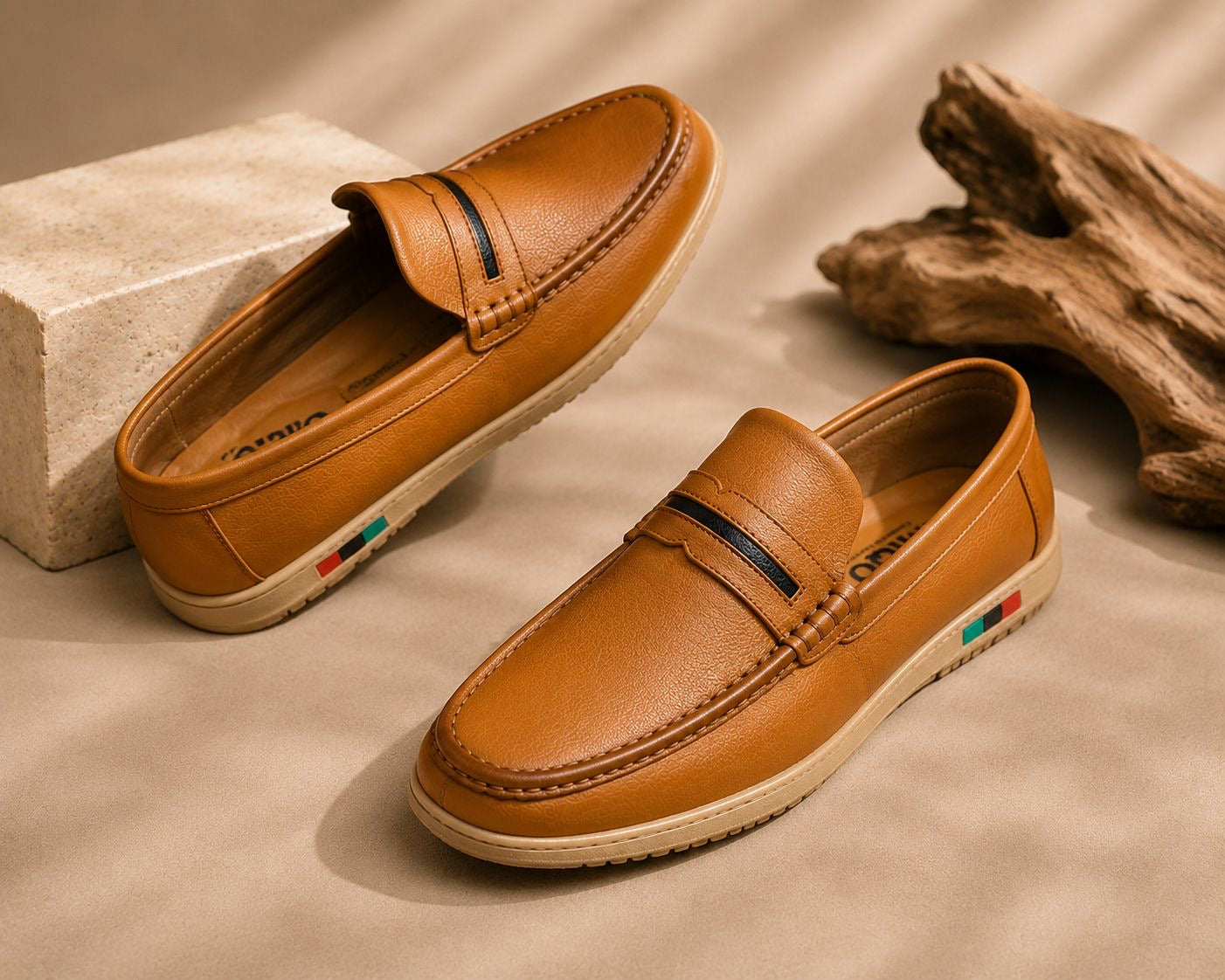 Genuine Cow Leather Loffer With D.Insole (503)