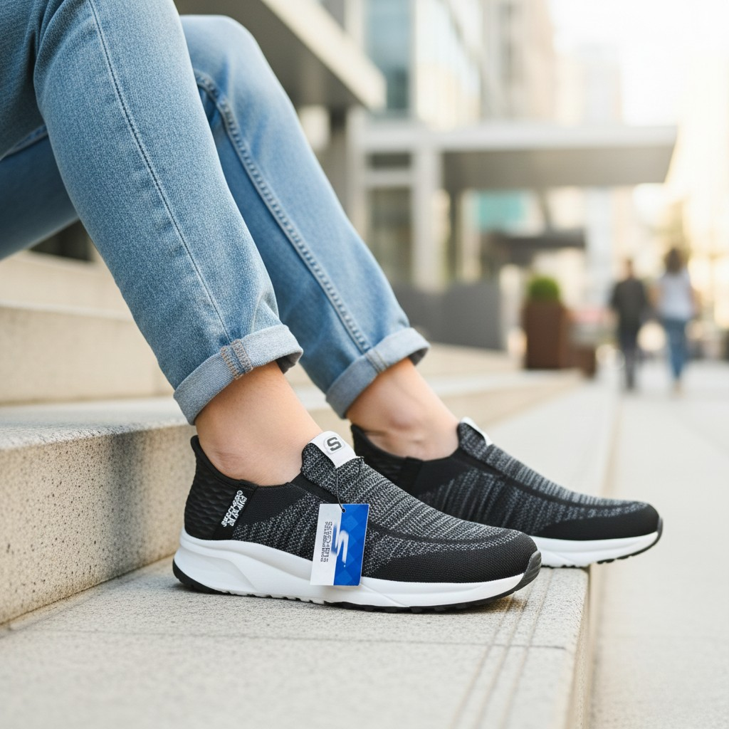 (Socks ফ্রি) Easy Slip-On Ultra Soft Comfortable Skechers Collection (424)