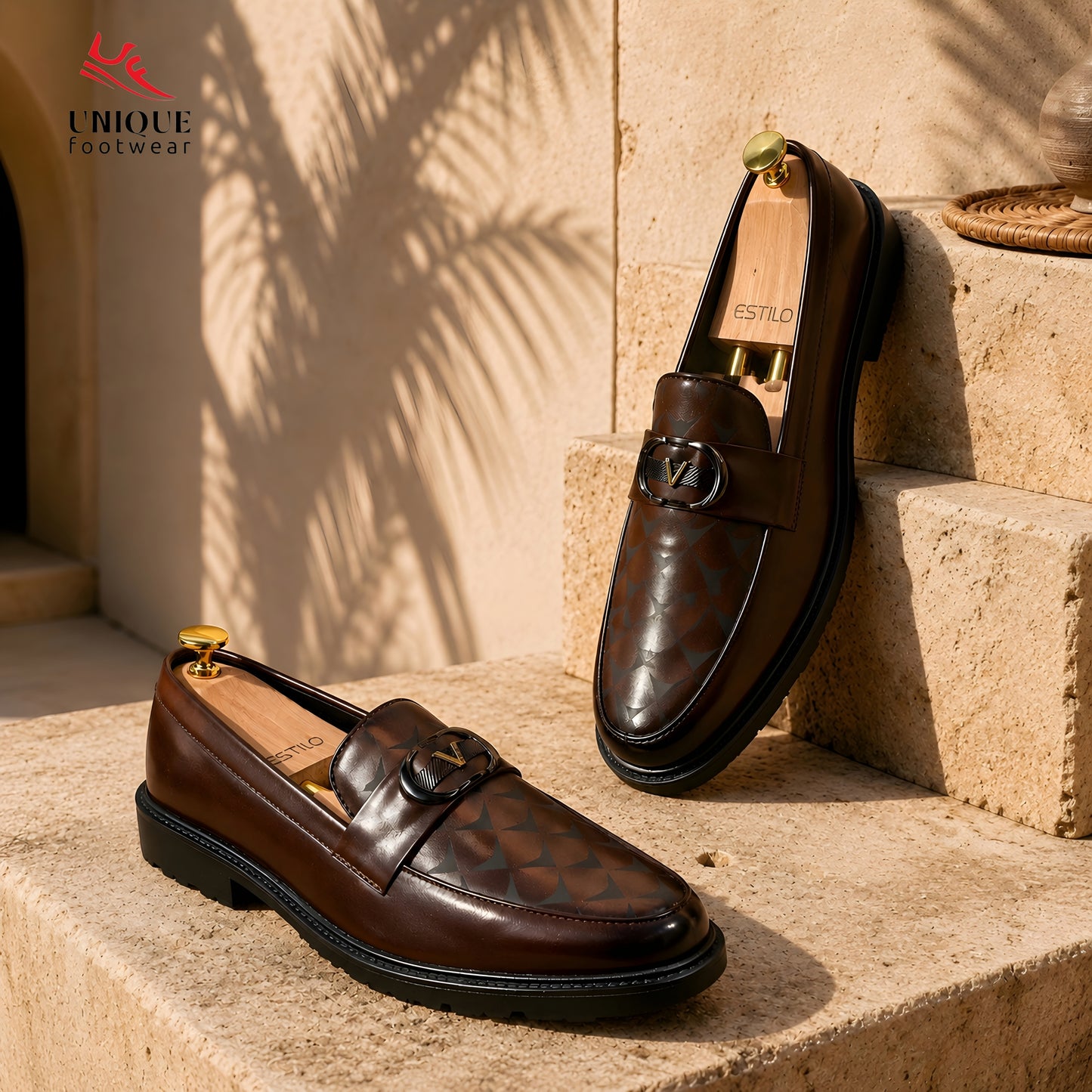 Premium Classic Laser-Cut Chunky Loafer (566)
