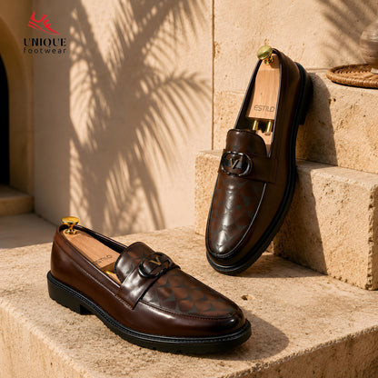 Premium Classic Laser-Cut Chunky Loafer (566)