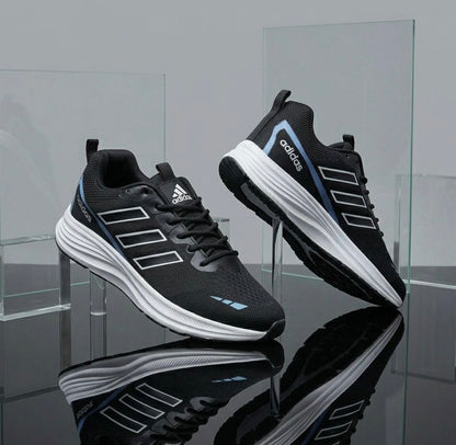 (Free Lace) Summer Friendly Premium Quality Sneakers Black Color (488)