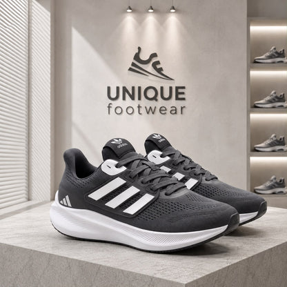 Super Premium Quality Branded Sneaker Dark Grey Color (555)