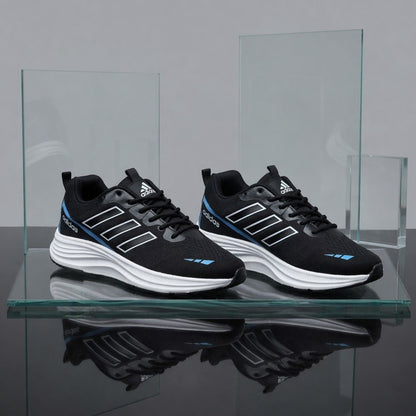 (Free Lace) Summer Friendly Premium Quality Sneakers Black Color (488)