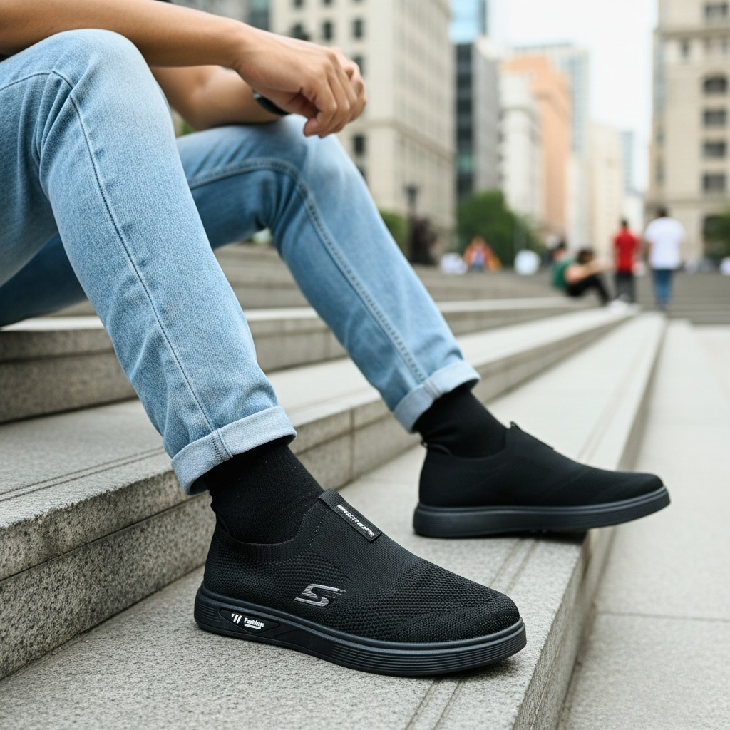 (Socks ফ্রি) Easy Slip-On Ultra Soft Comfortable Skechers Collection (416)