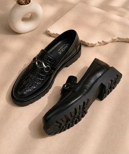 Seoul Pine Luxury Chunky Loafer Cow Leather (505)