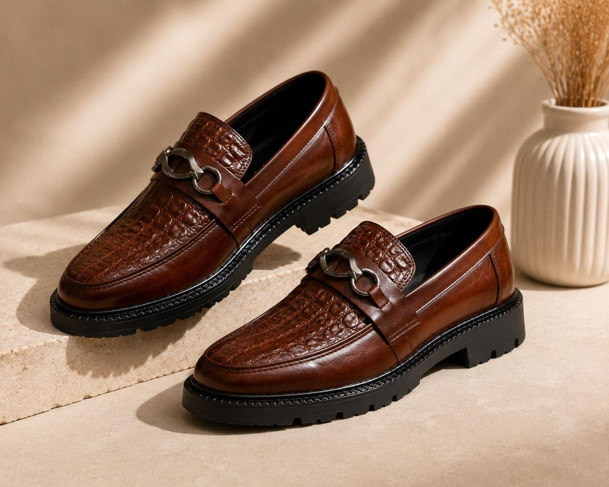 Seoul Pine Luxury Chunky Loafer Cow Leather (506)