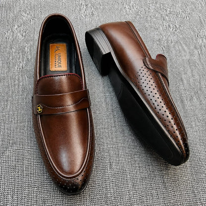 Gentleman’s Original Cow Leather Premium Penny Loafer (581)