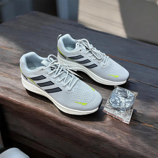 (Free Lace) Summer Friendly Premium Quality Sneakers LightGrey (489)
