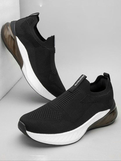 Easy Slip-On Ultra Soft Comfortable Redtape Shoes Full Black Color (528)