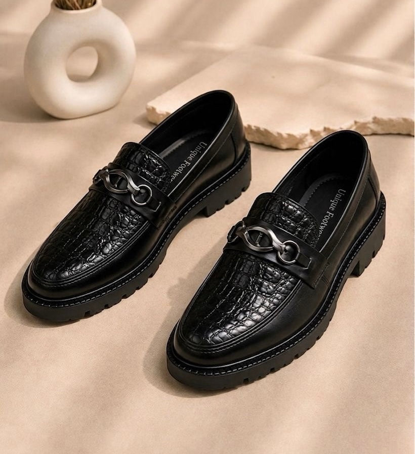 Seoul Pine Luxury Chunky Loafer Cow Leather (505)