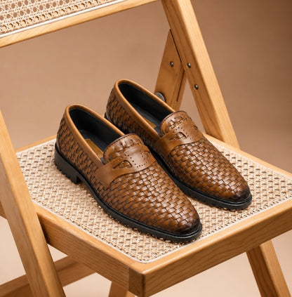 Handcrafted Cow Leather Luxury Penny Loafers (600)