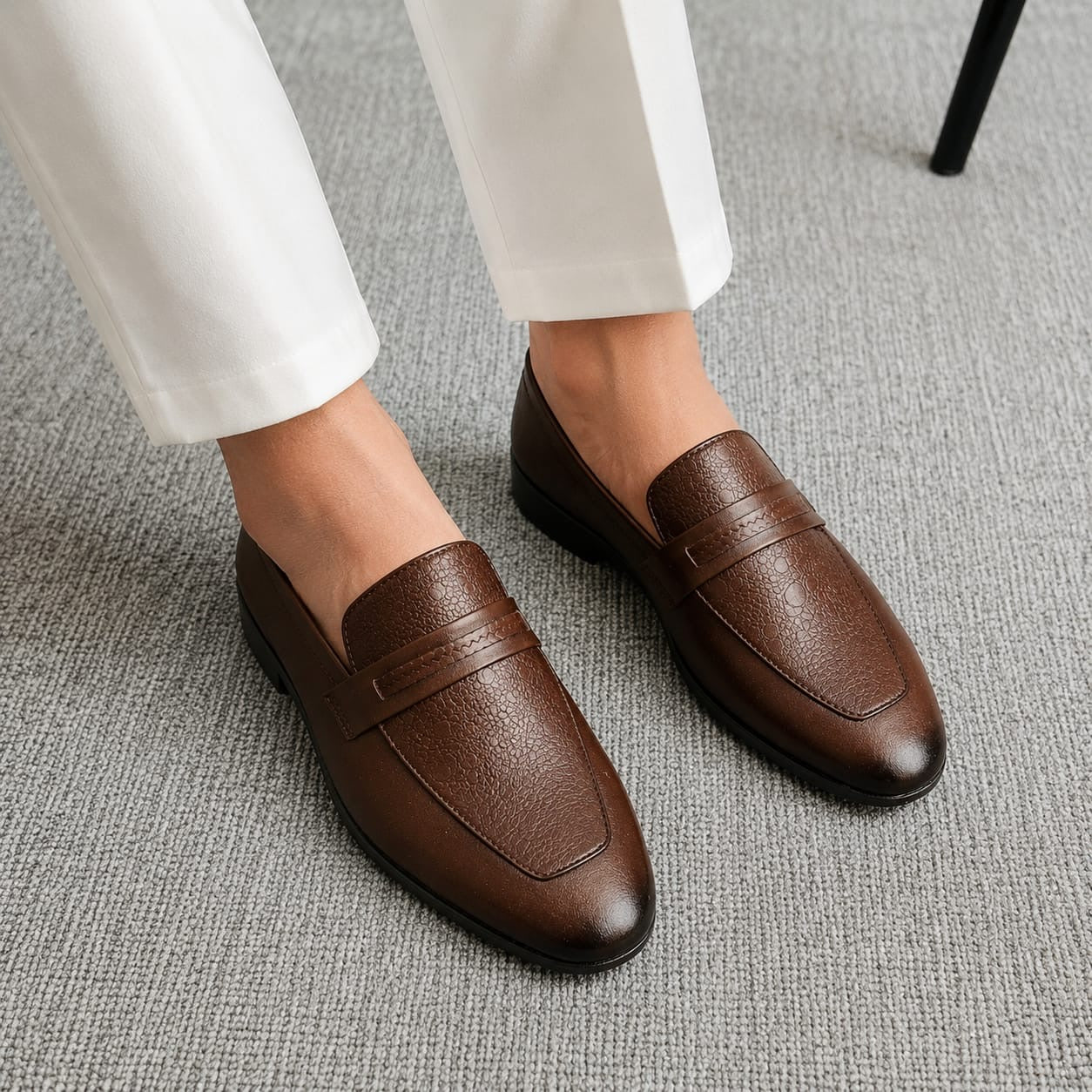 Gentleman’s Original Cow Leather Premium Penny Loafer (583)