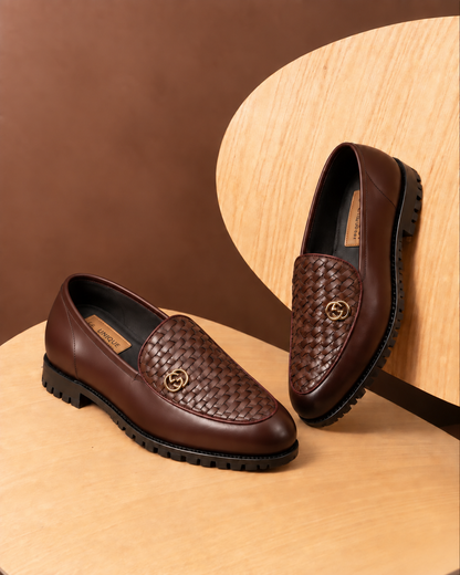Handcrafted Cow Leather Luxury Penny Loafers (607)