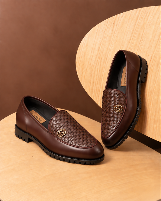 Handcrafted Cow Leather Luxury Penny Loafers (607)