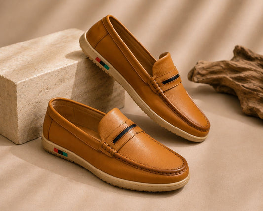 Genuine Cow Leather Loffer With D.Insole (503)