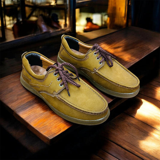 Genuine Cow Leather Comfortable Casual shoes (487)