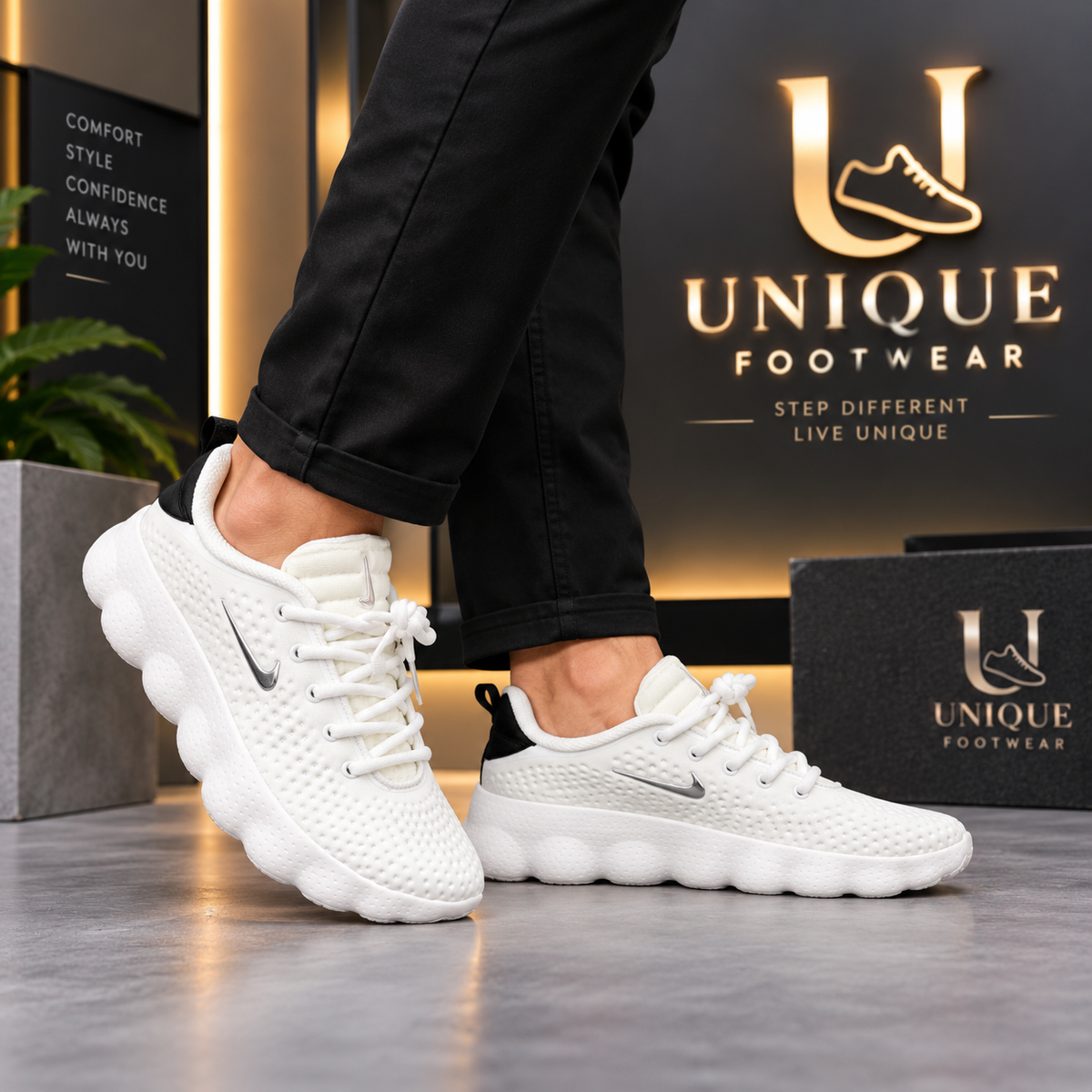 N I K-E M I N D 001 1.1 Premium Sneakers(596)