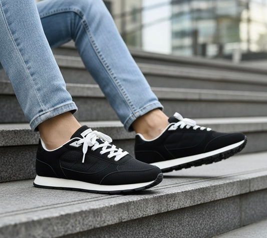 Black Color Esmara Original Export Sneaker like Pegasus (394)