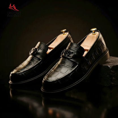 Verona Gorgeous Pu Chunky Loafer -Black (530)