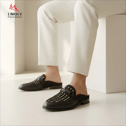 Laser Cut Smart Casual Half Shoes (546)