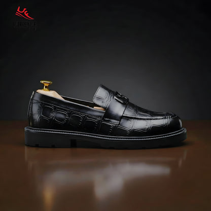 Verona Gorgeous Pu Chunky Loafer -Black (530)
