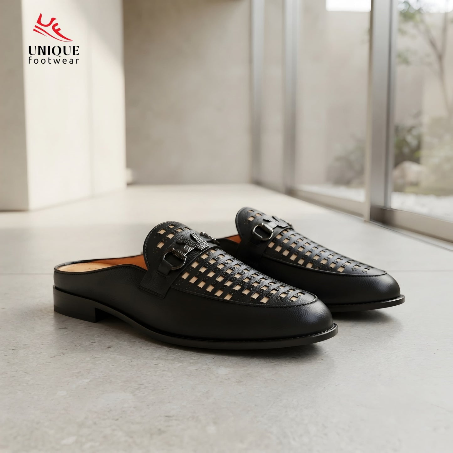 Laser Cut Smart Casual Half Shoes (546)