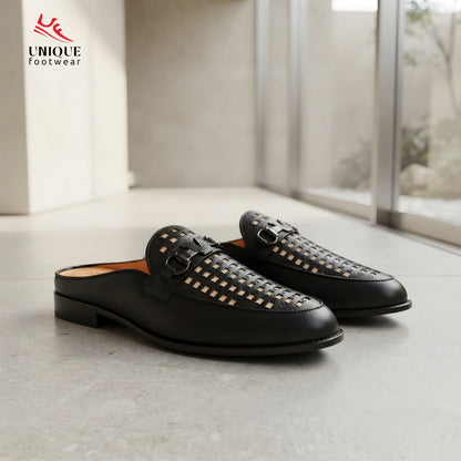 Laser Cut Smart Casual Half Shoes (546)