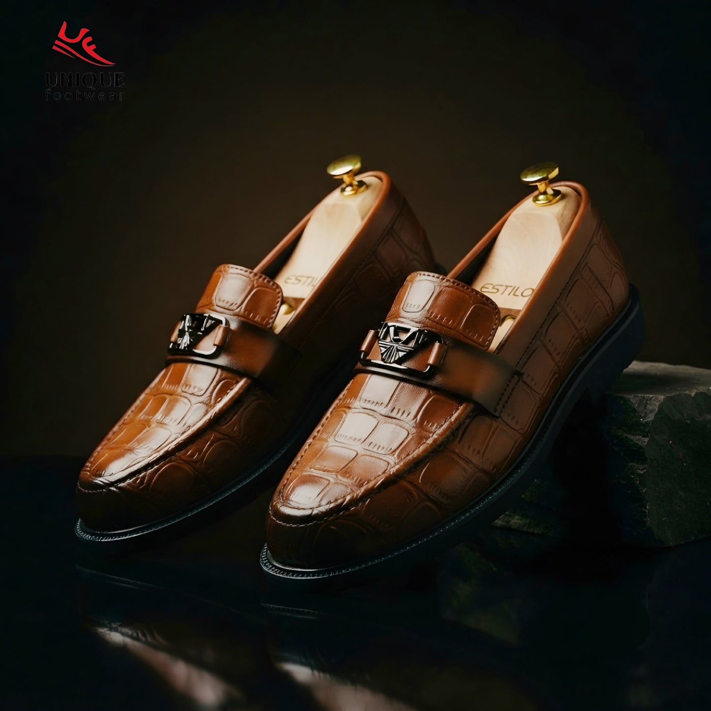 Verona Gorgeous Pu Chunky Loafer -Dark Master (529)