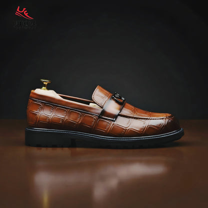 Verona Gorgeous Pu Chunky Loafer -Dark Master (529)
