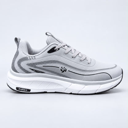 Lightweight Comfortable Branded Sneakers Light Grey (608)
