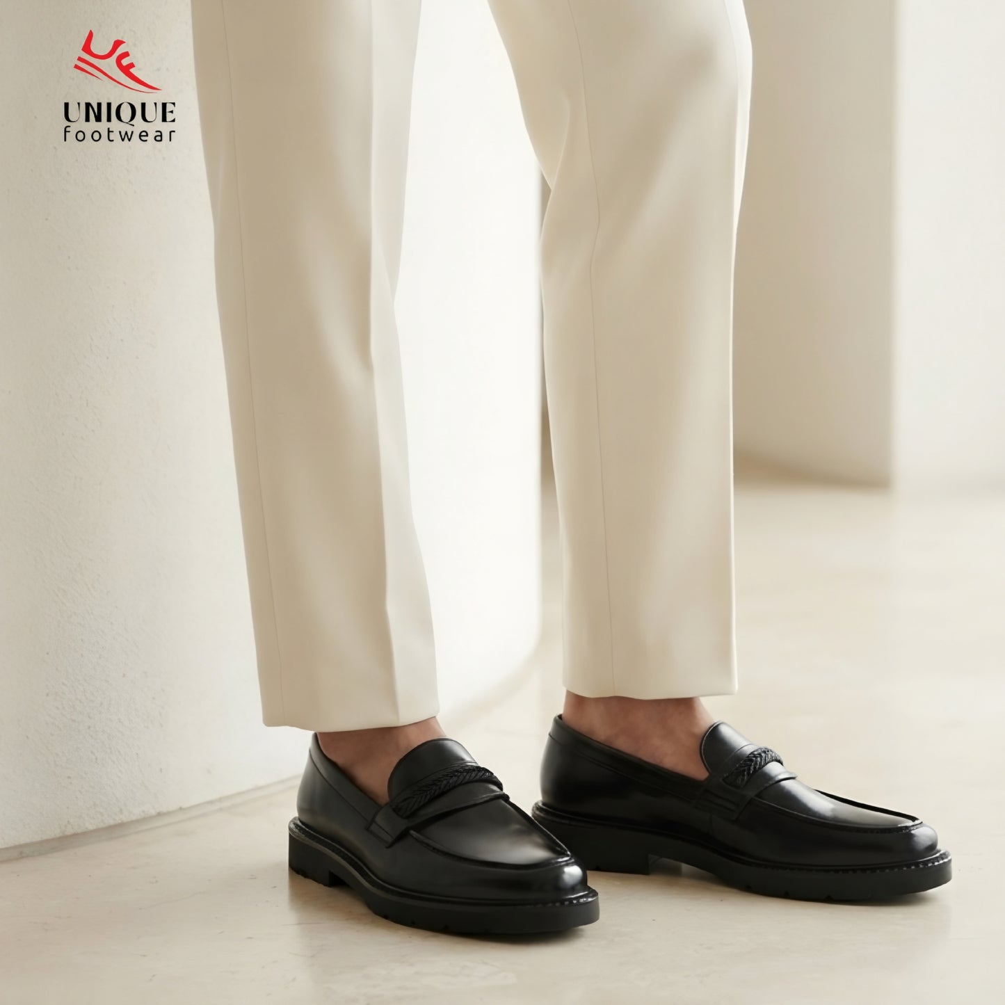 Beni Pu Chunky Loafer -Black (540)