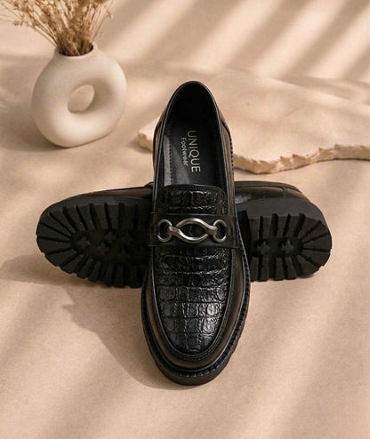 Seoul Pine Luxury Chunky Loafer Cow Leather (505)