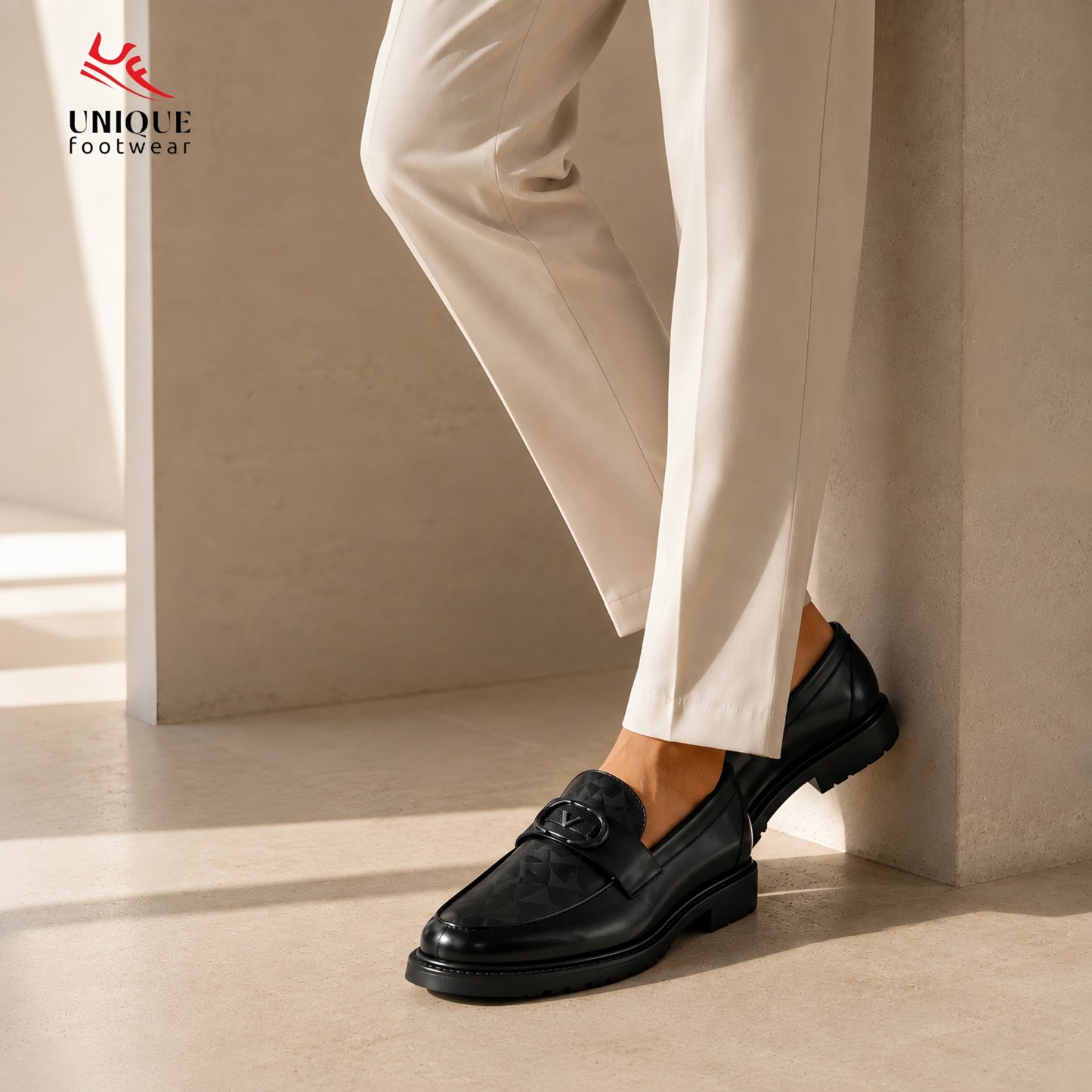 Premium Classic Laser-Cut Chunky Loafer (567)