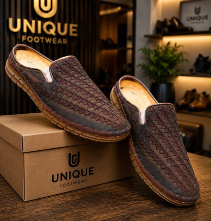 Genuine Cow Leather Premium Half Shoes (535)