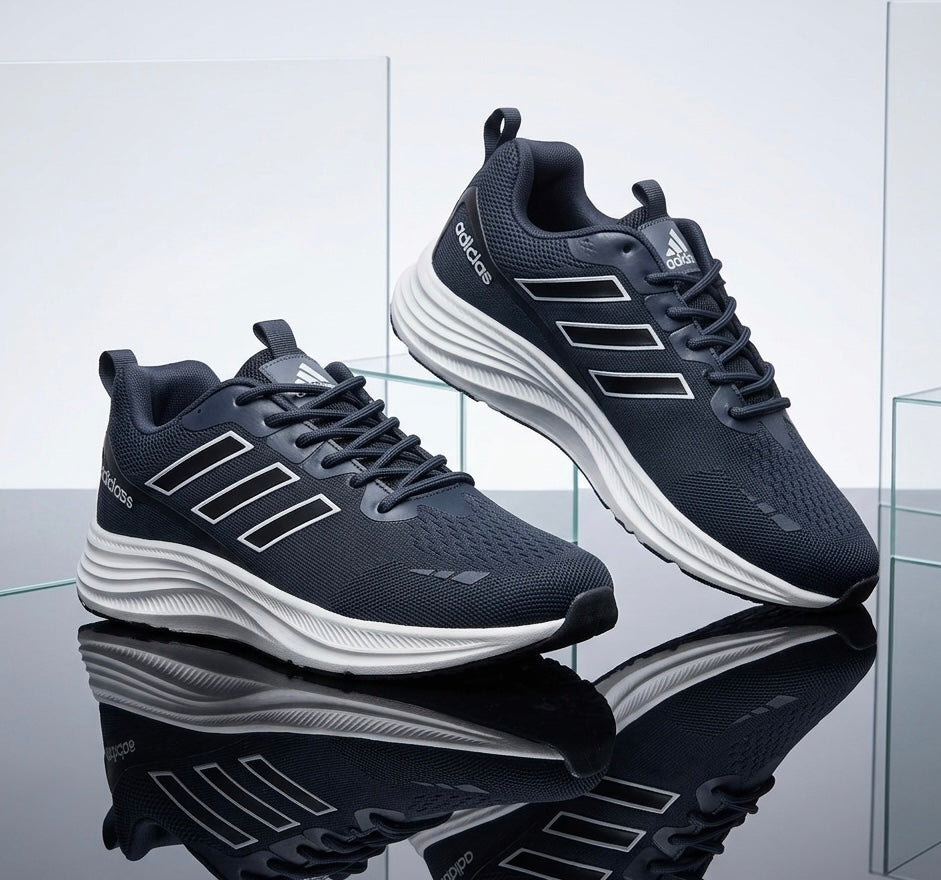 (Free Lace) Summer Friendly Premium Quality Sneakers DarkGrey (491)