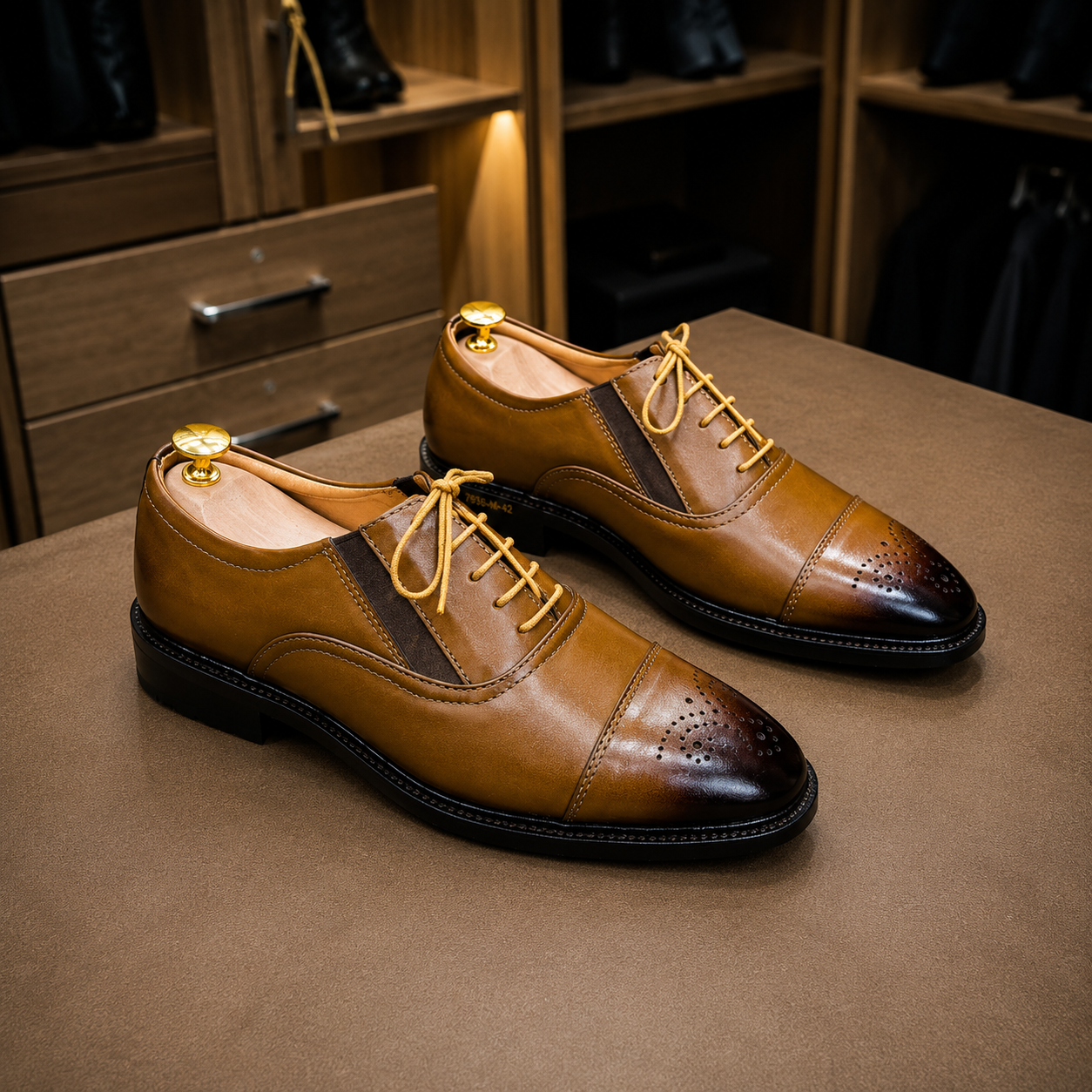 Genuine Cow Leather Oxford Formal Shoes –Master (455)