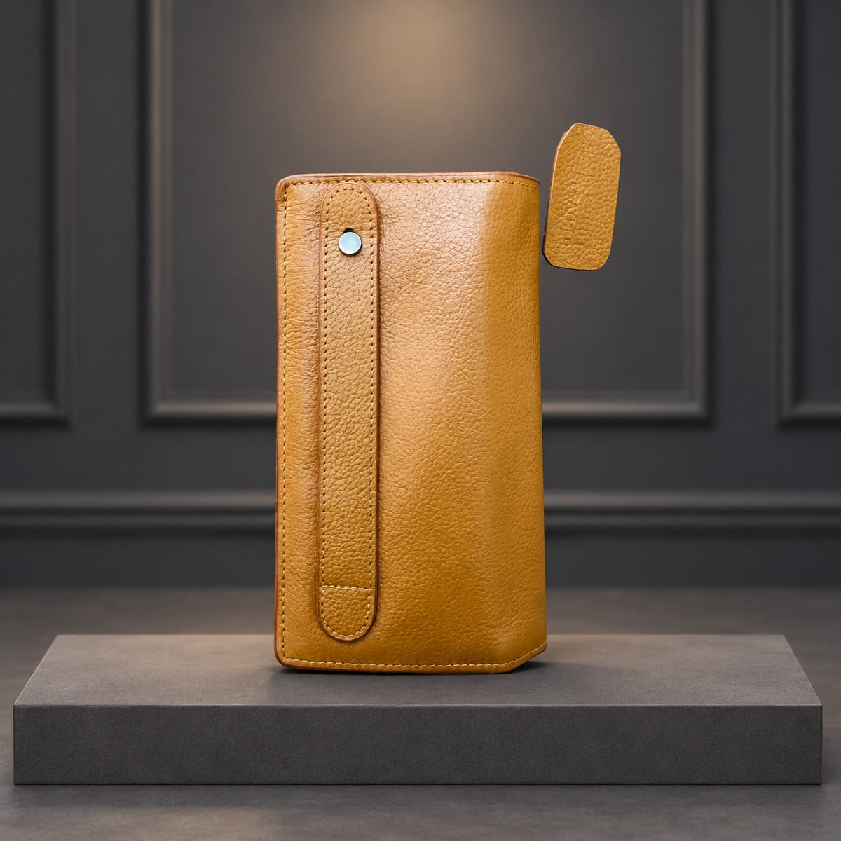 Genuine Cow Leather Luxury Long Wallet Master Color (623)