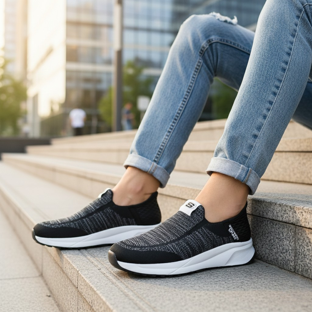 (Socks ফ্রি) Easy Slip-On Ultra Soft Comfortable Skechers Collection (424)